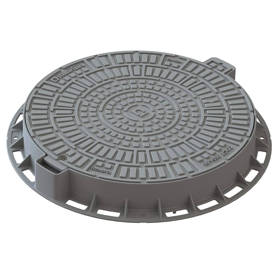 Amazon.com: Vodaland Plastic Manhole Cover with Bolted Down